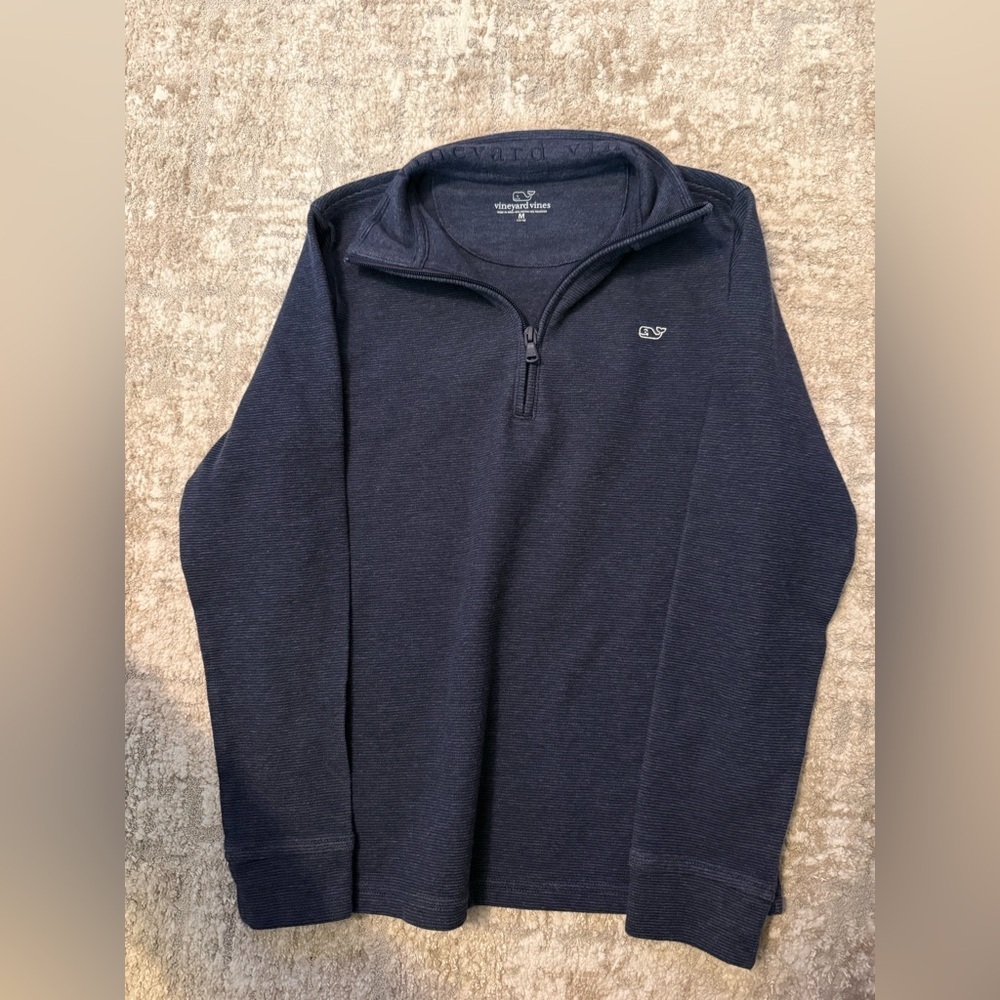 Vineyard Vines Kids Navy Half-Zip Pullover Sweatshirt size M
